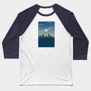 Cessna over Atlanta Baseball T-Shirt